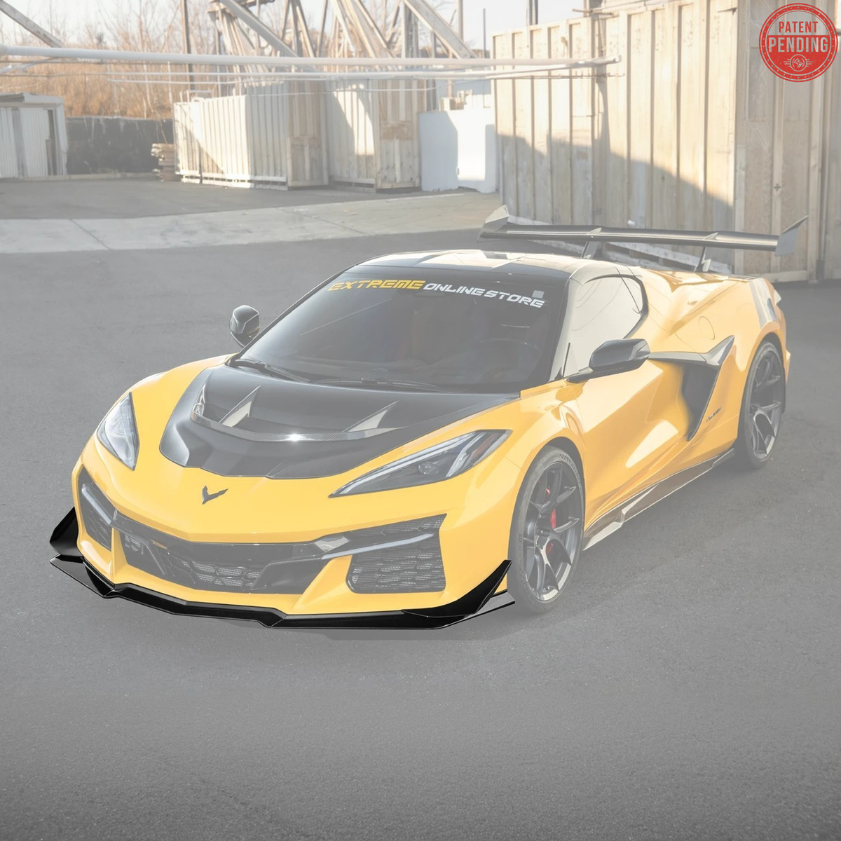 Corvette C8 Z06 / E-Ray DRY CARBON FIBER Front Splitter & Canards [Z07 Extended Package] image 29