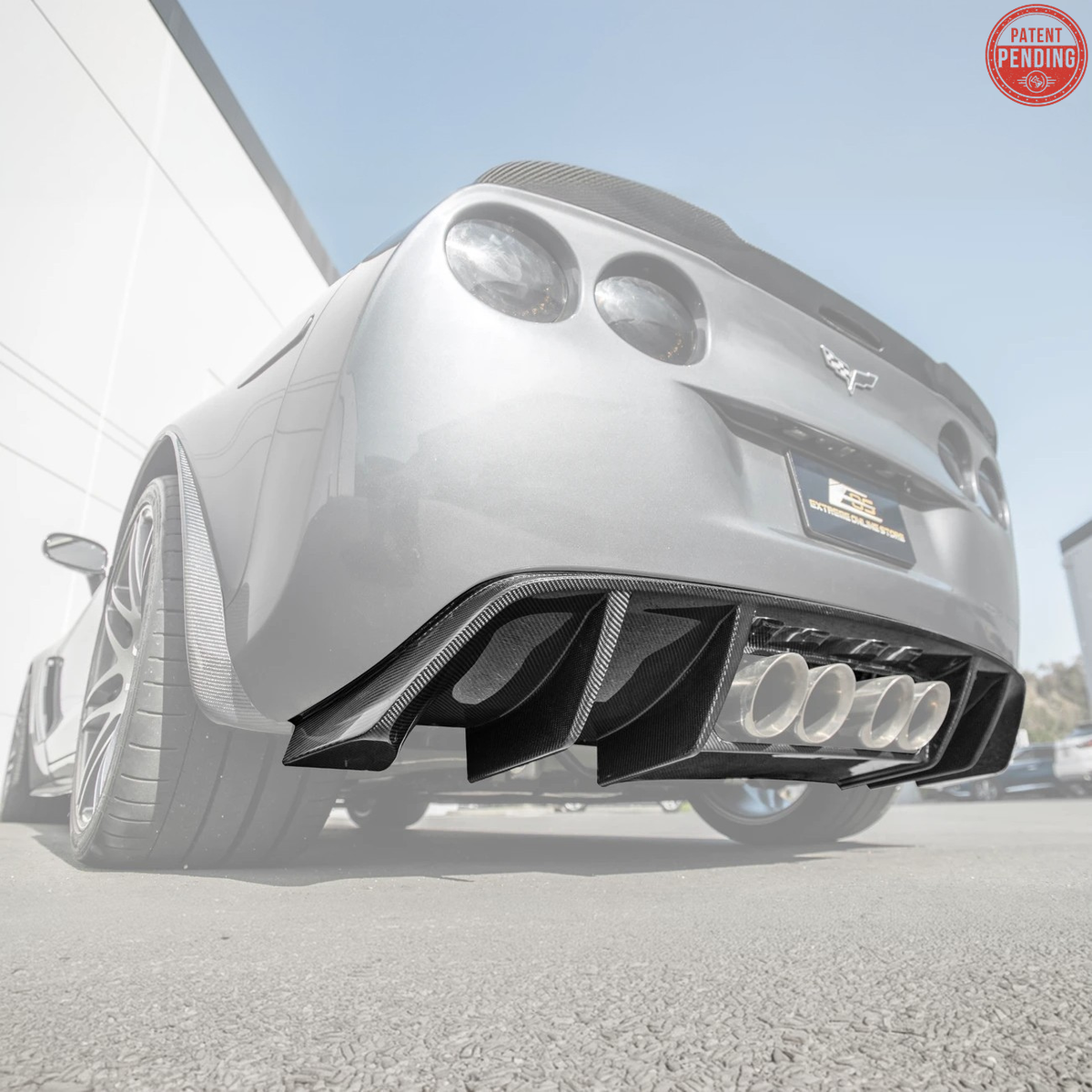 2005-13 Corvette C6 Rear Bumper Diffuser image 3