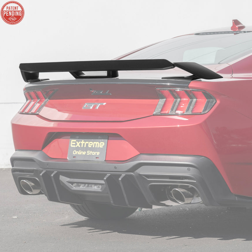2024-Up Ford Mustang Rear Trunk Wing Wickerbill Spoiler image 3