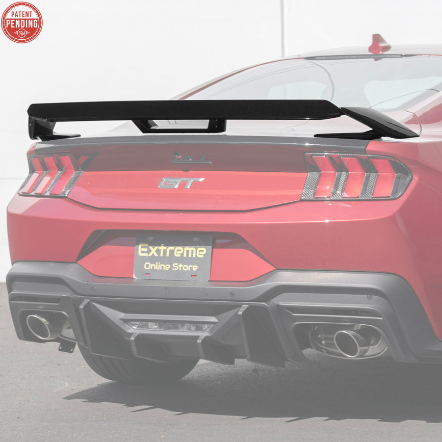 2024-Up Ford Mustang Rear Trunk Wing Wickerbill Spoiler image 25