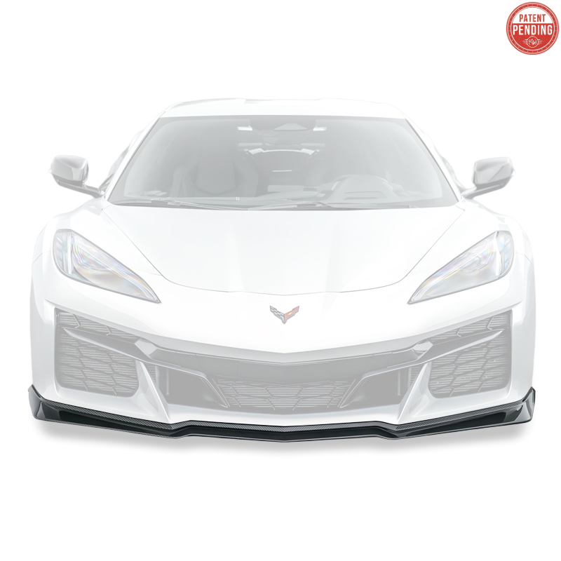Corvette C8 Z06 / E-Ray DRY CARBON FIBER Front Splitter [Z07 Extended One-Piece Package] image 3