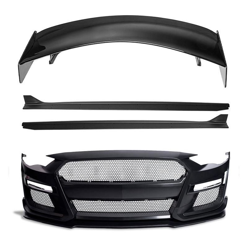 2015-23 Ford Mustang GT500 Conversion Full Body Kit image 13
