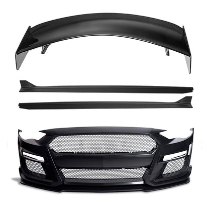 2015-23 Ford Mustang GT500 Conversion Full Body Kit image 13