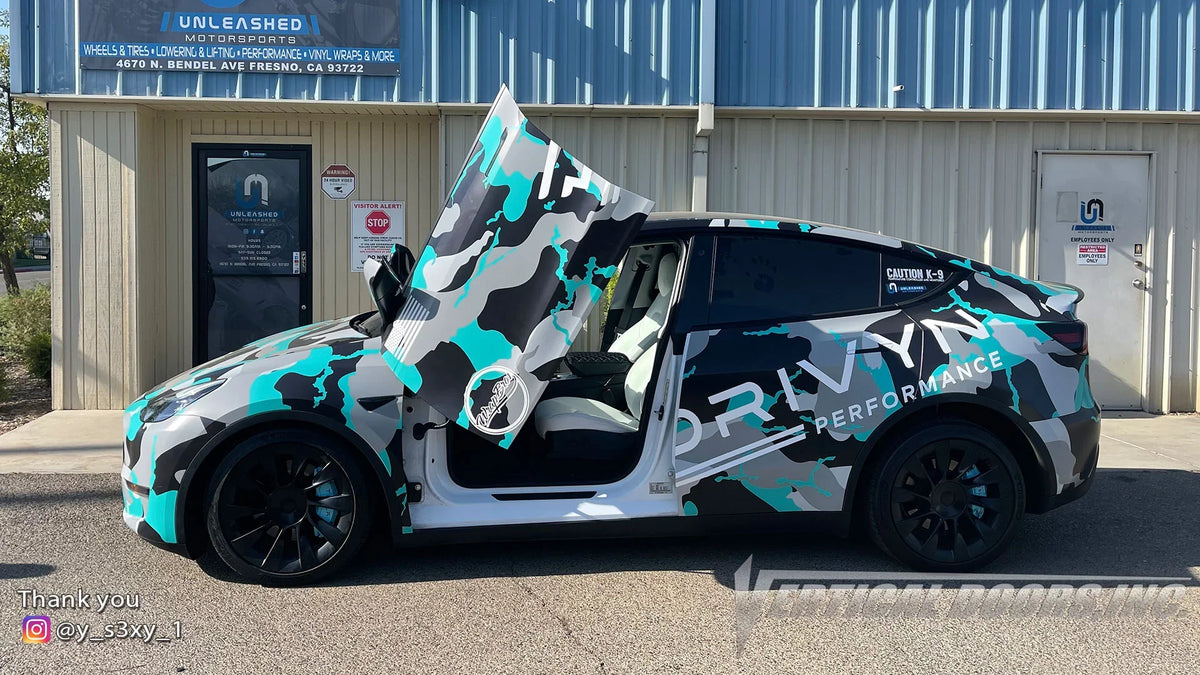 Tesla Model Y 2020-2024 Vertical Doors Kit image 2