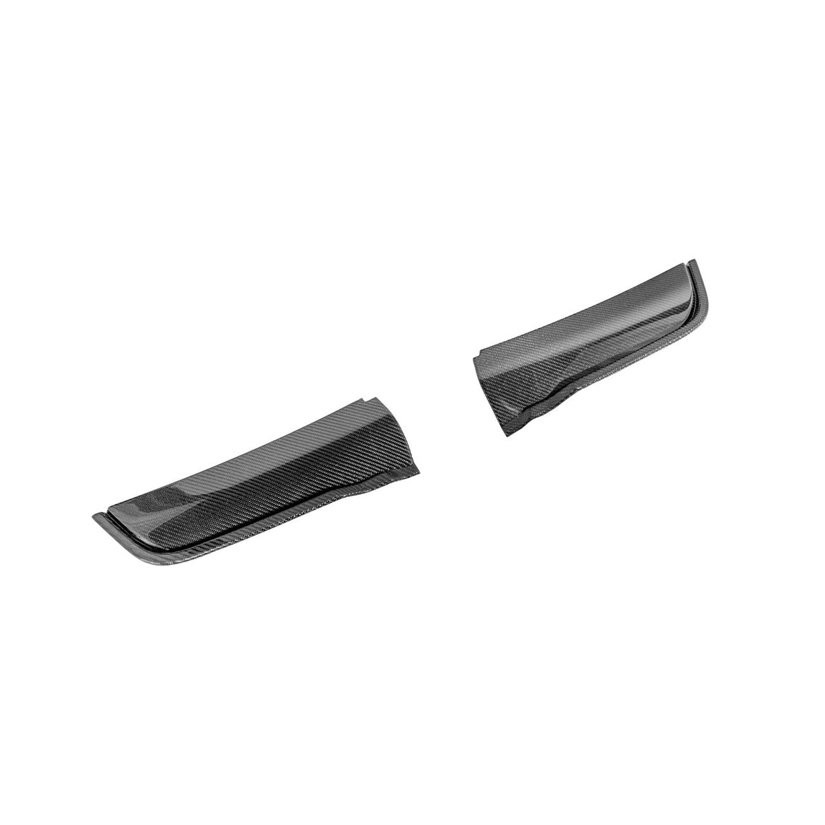 2021-Up Ford F-150 Carbon Fiber Raptor R Style Front Hood Vent Side Trim Bezel Replacements image 12