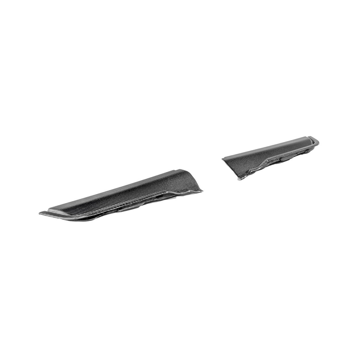 2021-Up Ford F-150 Carbon Fiber Raptor R Style Front Hood Vent Side Trim Bezel Replacements image 13