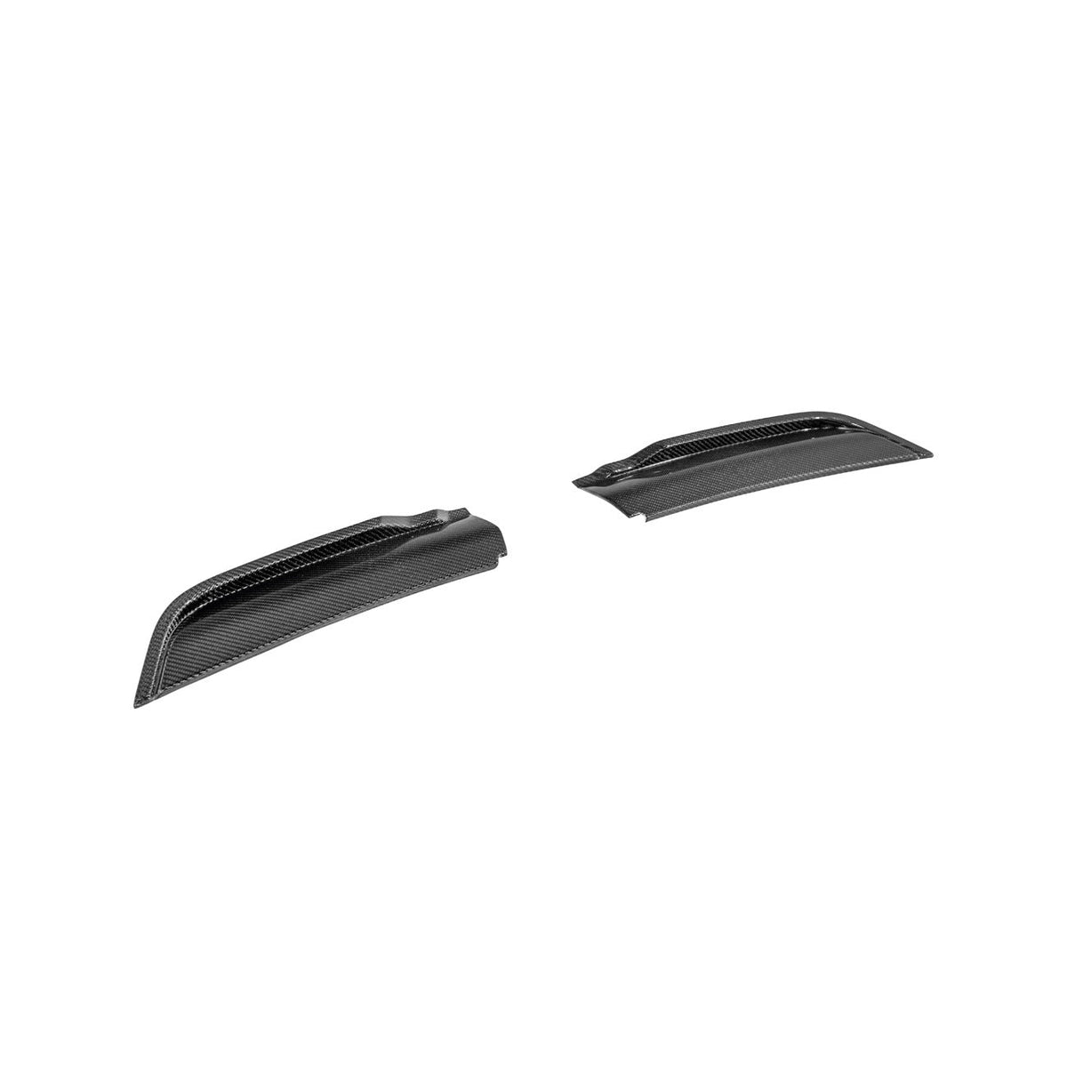 2021-Up Ford F-150 Carbon Fiber Raptor R Style Front Hood Vent Side Trim Bezel Replacements image 15