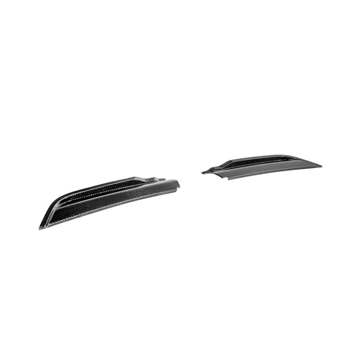 2021-Up Ford F-150 Carbon Fiber Raptor R Style Front Hood Vent Side Trim Bezel Replacements image 16