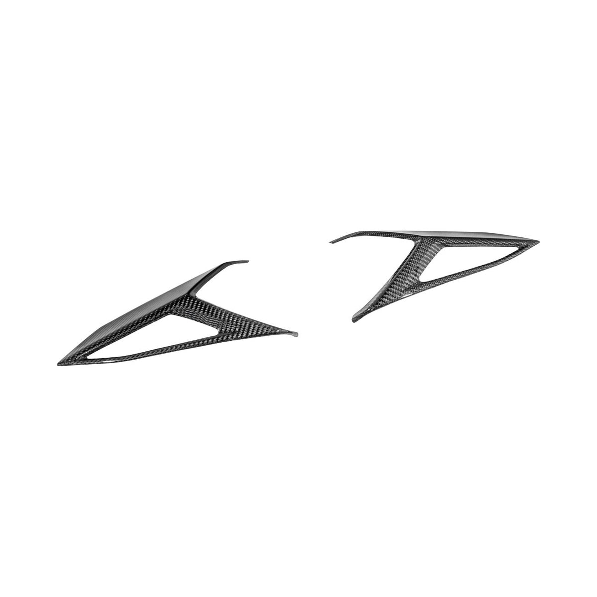 Corvette C8 Dry Carbon Fiber Rear Taillight Side Trim Panel Cover Overlays image 12