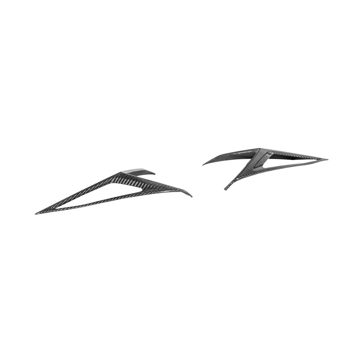 Corvette C8 Dry Carbon Fiber Rear Taillight Side Trim Panel Cover Overlays image 13