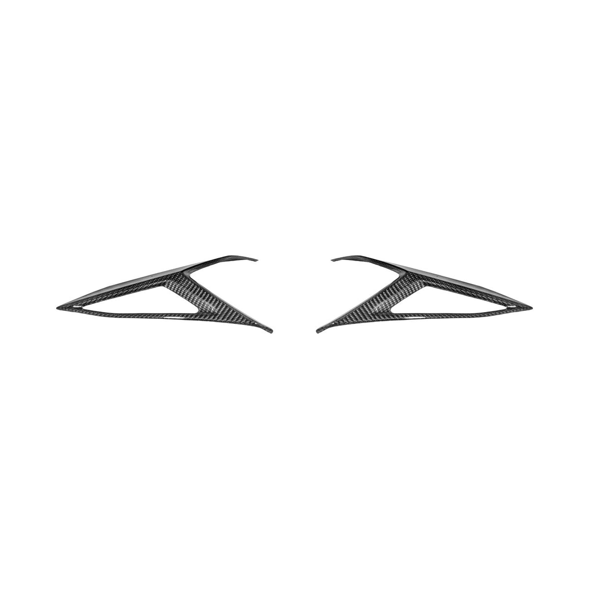 Corvette C8 Dry Carbon Fiber Rear Taillight Side Trim Panel Cover Overlays image 14