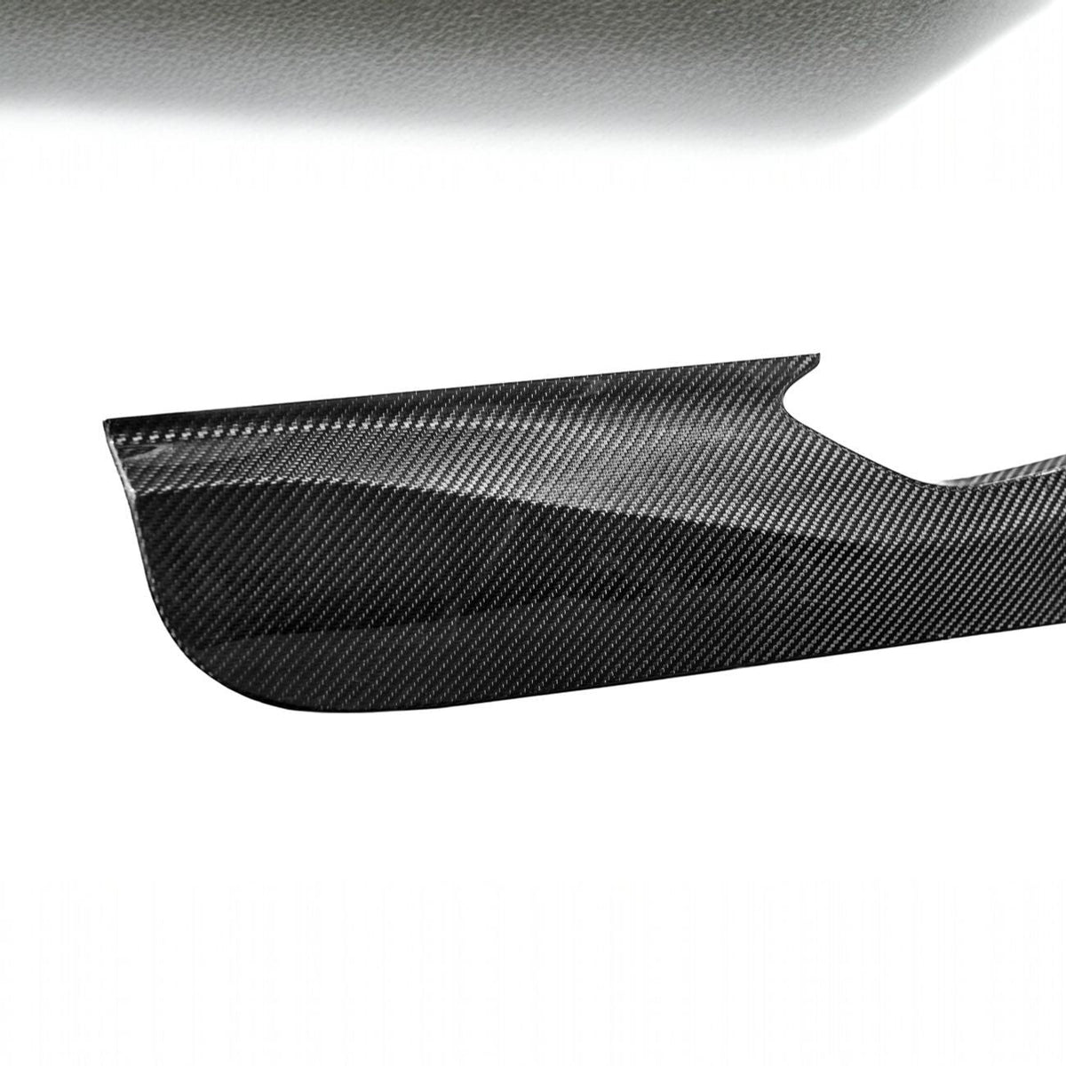 Corvette C8 Dry Carbon Fiber Interior Front Lower Door Kick Panel Cover Overlays image 10