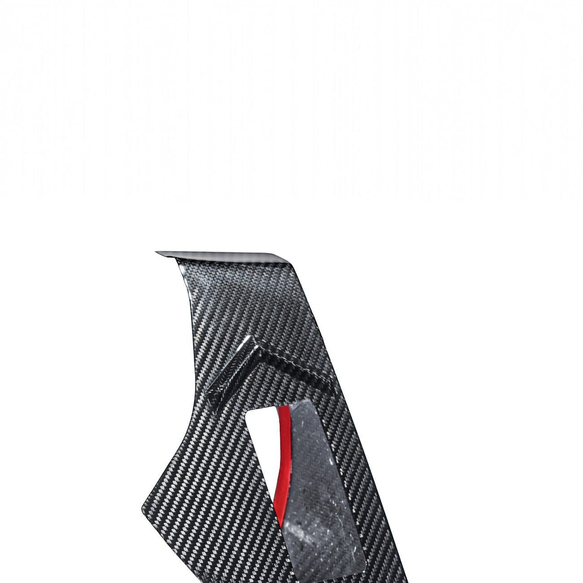 Corvette C8 Dry Carbon Fiber Rear Hatch Hinge Pillar Trim Cover Overlays image 6