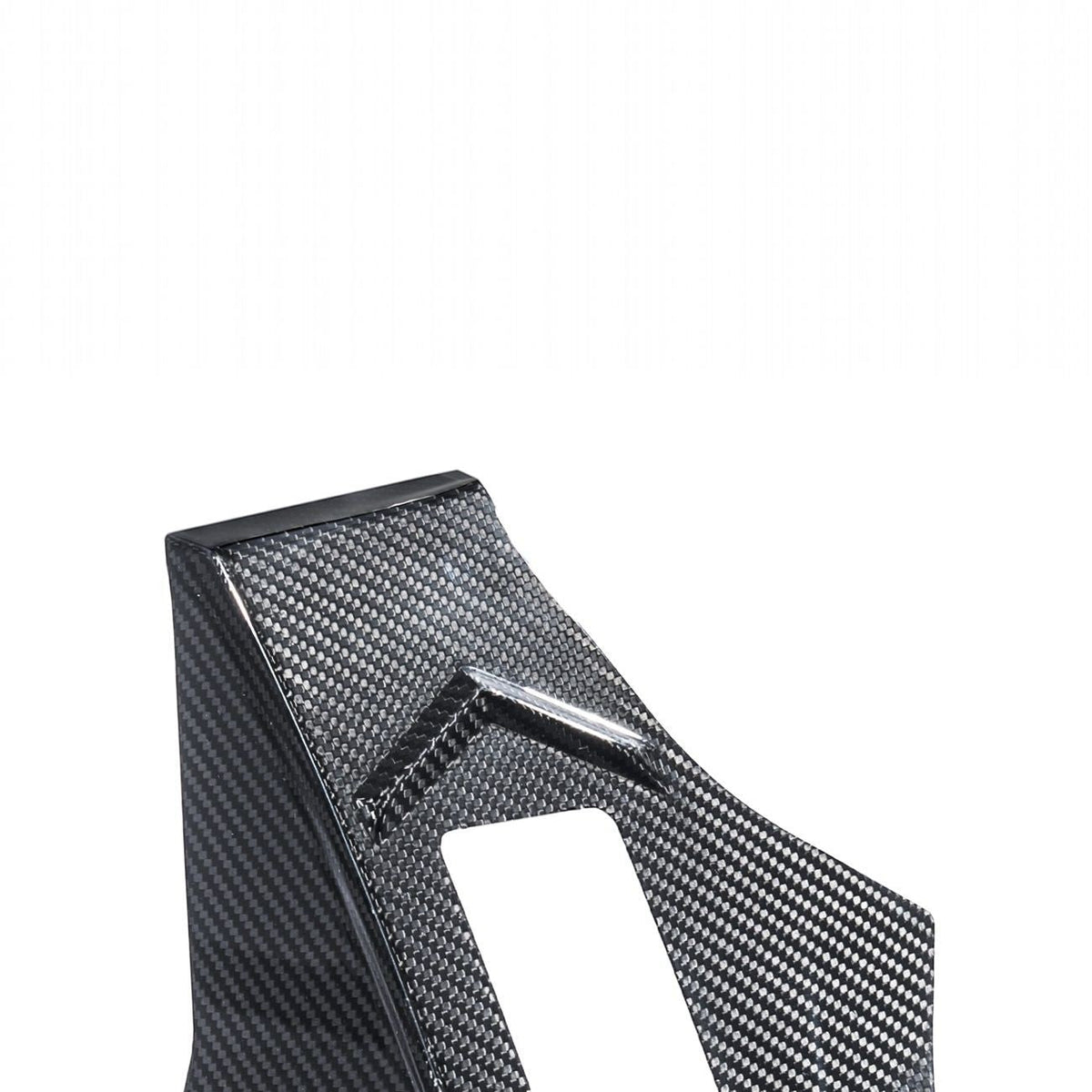 Corvette C8 Dry Carbon Fiber Rear Hatch Hinge Pillar Trim Cover Overlays image 10