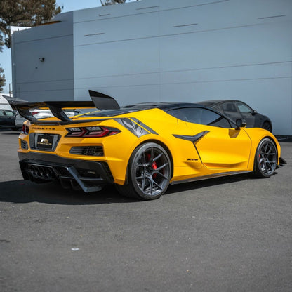 Corvette C8 Dry Carbon Fiber Side Air Intake Door Garnish Lower Trim image 8