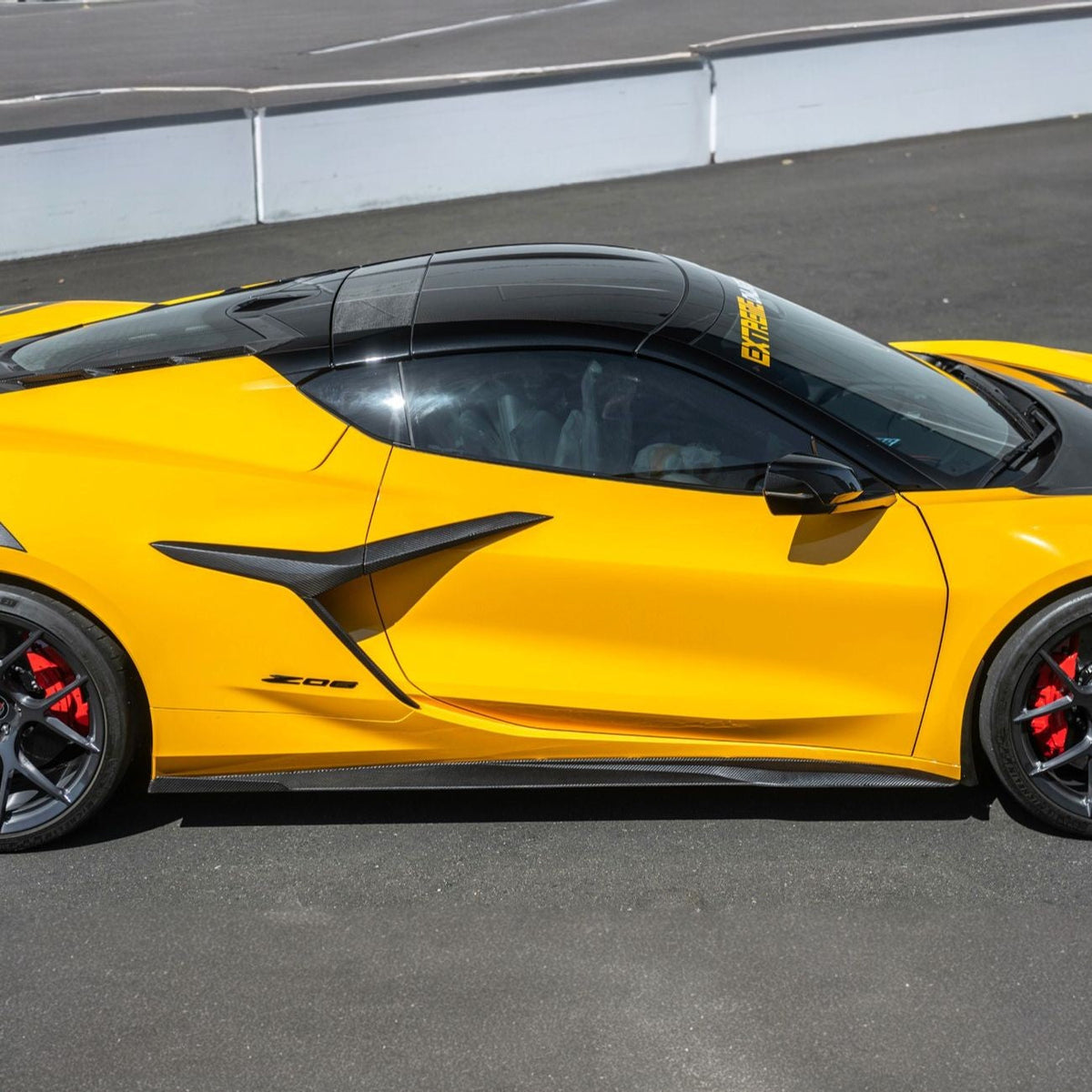 Corvette C8 Dry Carbon Fiber Side Air Intake Door Garnish Lower Trim image 9
