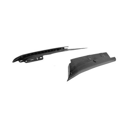 Corvette C8 Dry Carbon Fiber Side Air Intake Door Garnish Lower Trim image 14