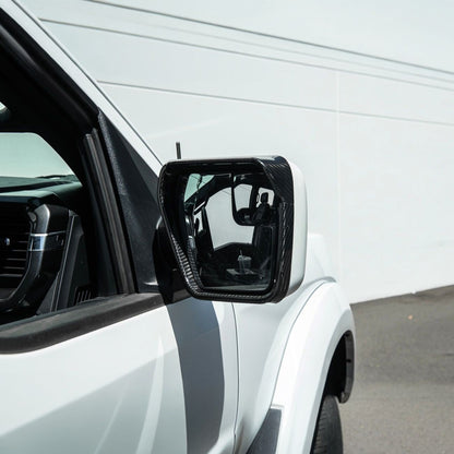 2021-Up Ford F-150 Carbon Fiber Factory Style Side Mirror Frame image 16