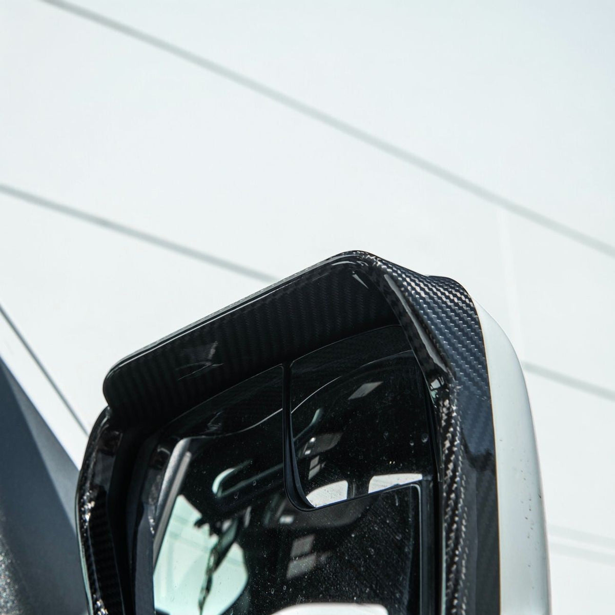 2021-Up Ford F-150 Carbon Fiber Factory Style Side Mirror Frame image 17