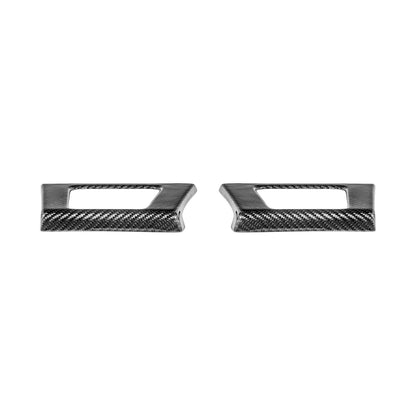 2021-2026 Ford F-150 / F-150 Lightning Dry Carbon Fiber Rear Door Side Storage Cup Holder Cover Overlays image 16