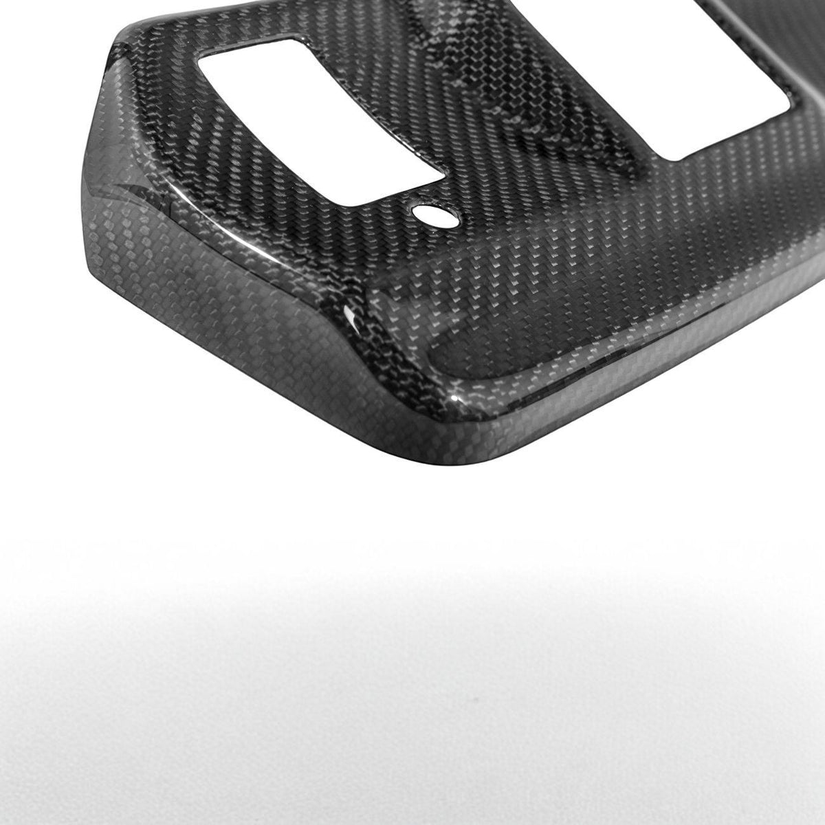 2021-Up Ford F-150 / F-150 Lightning Dry Carbon Fiber Rear View Mirror Panel Cover Overlays image 8