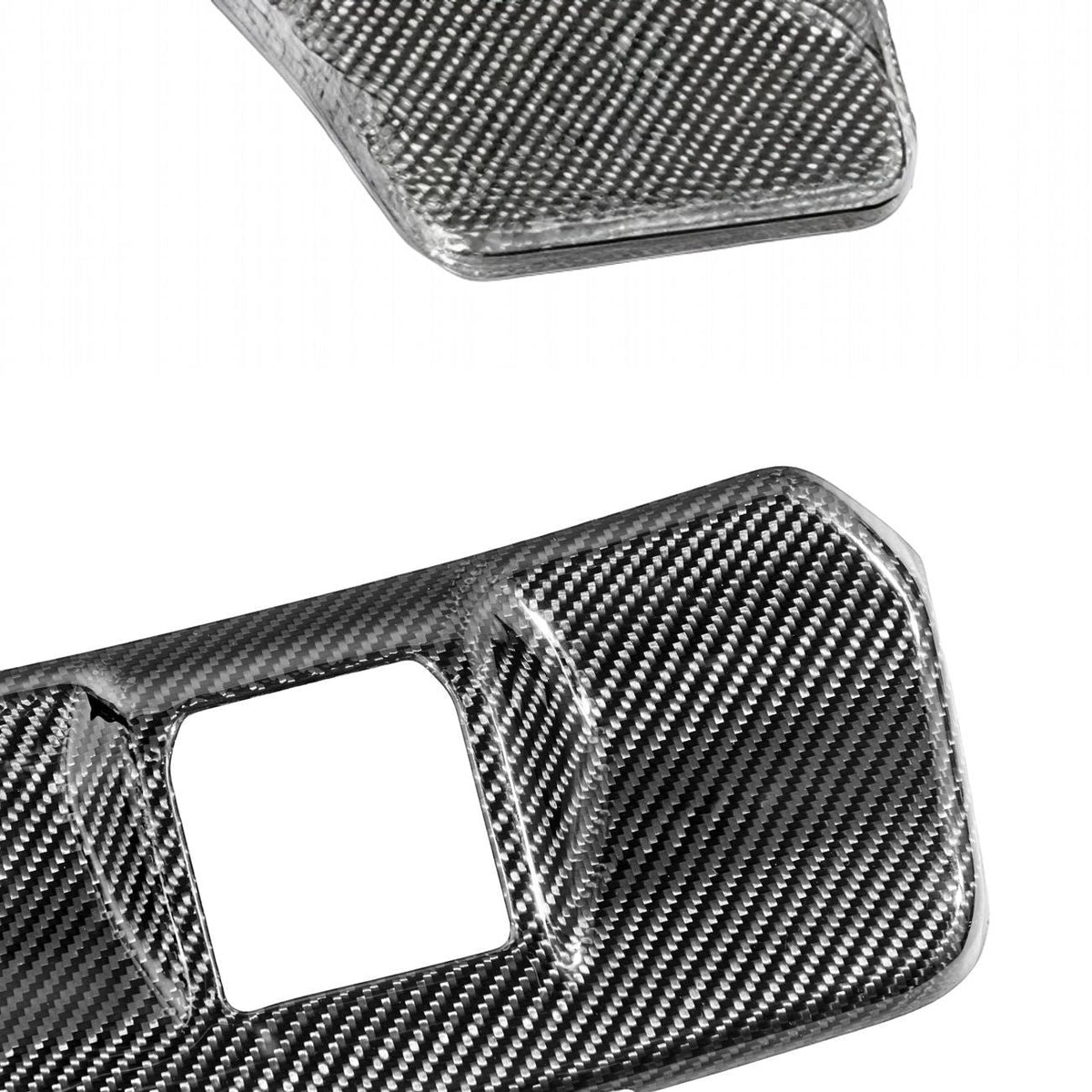 2021-Up Ford F-150 Dry Carbon Fiber Overhead Console Reading Light Panel Cover Overlay image 10