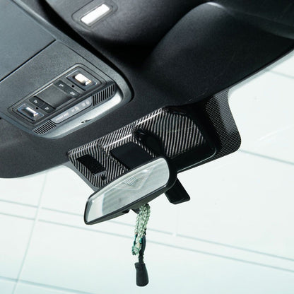 2021-Up Ford F-150 Dry Carbon Fiber Overhead Console Reading Light Panel Cover Overlay image 7