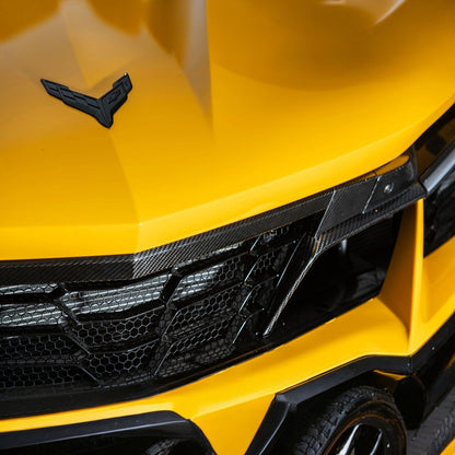 Corvette C8 Carbon Fiber Front Grille Tow Cover Kit image 6