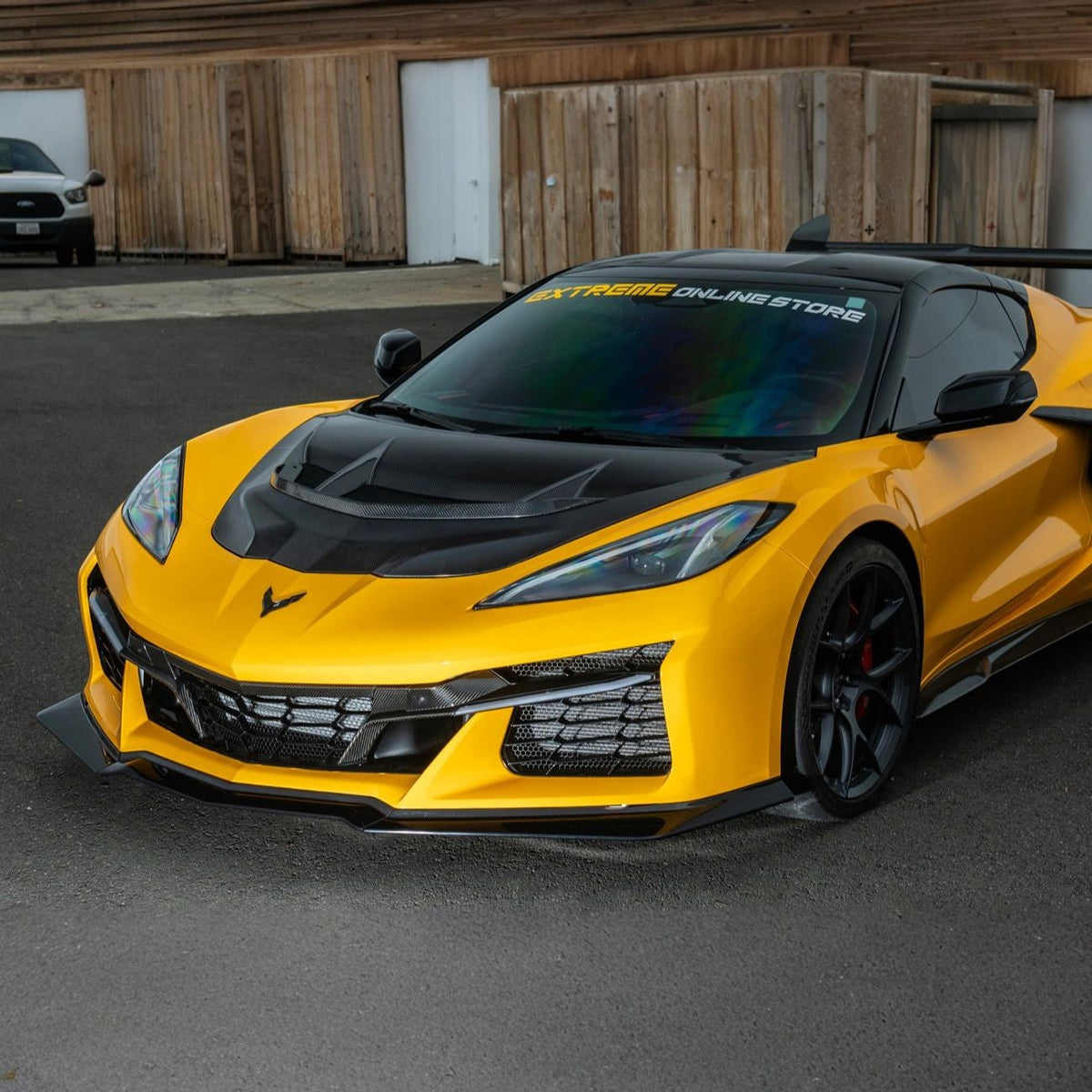 Corvette C8 Carbon Fiber Front Grille Tow Cover Kit image 7