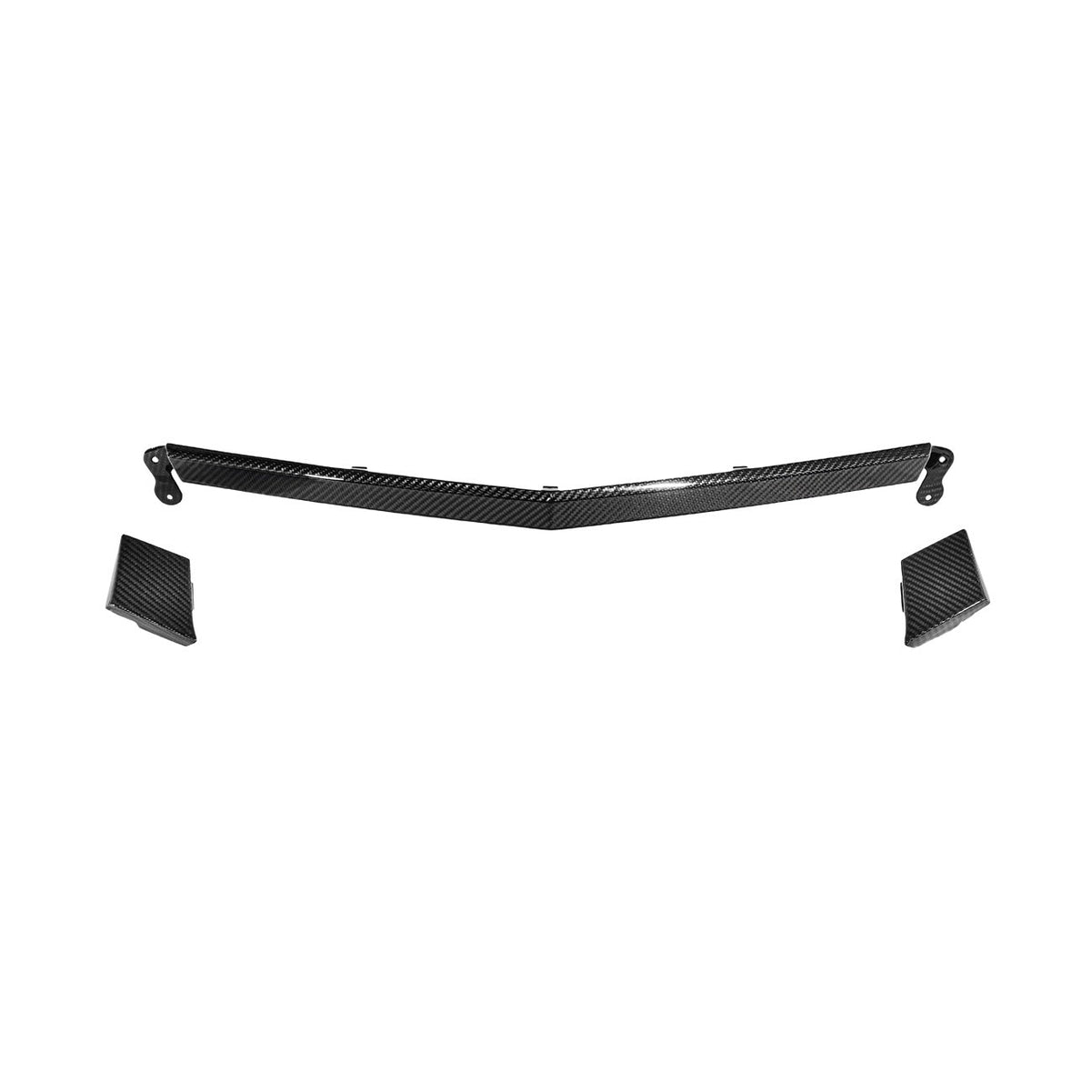 Corvette C8 Carbon Fiber Front Grille Tow Cover Kit image 13