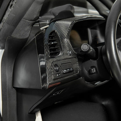 Corvette C7 Dry Carbon Fiber Driver Instrument Panel Trim Cover image 4