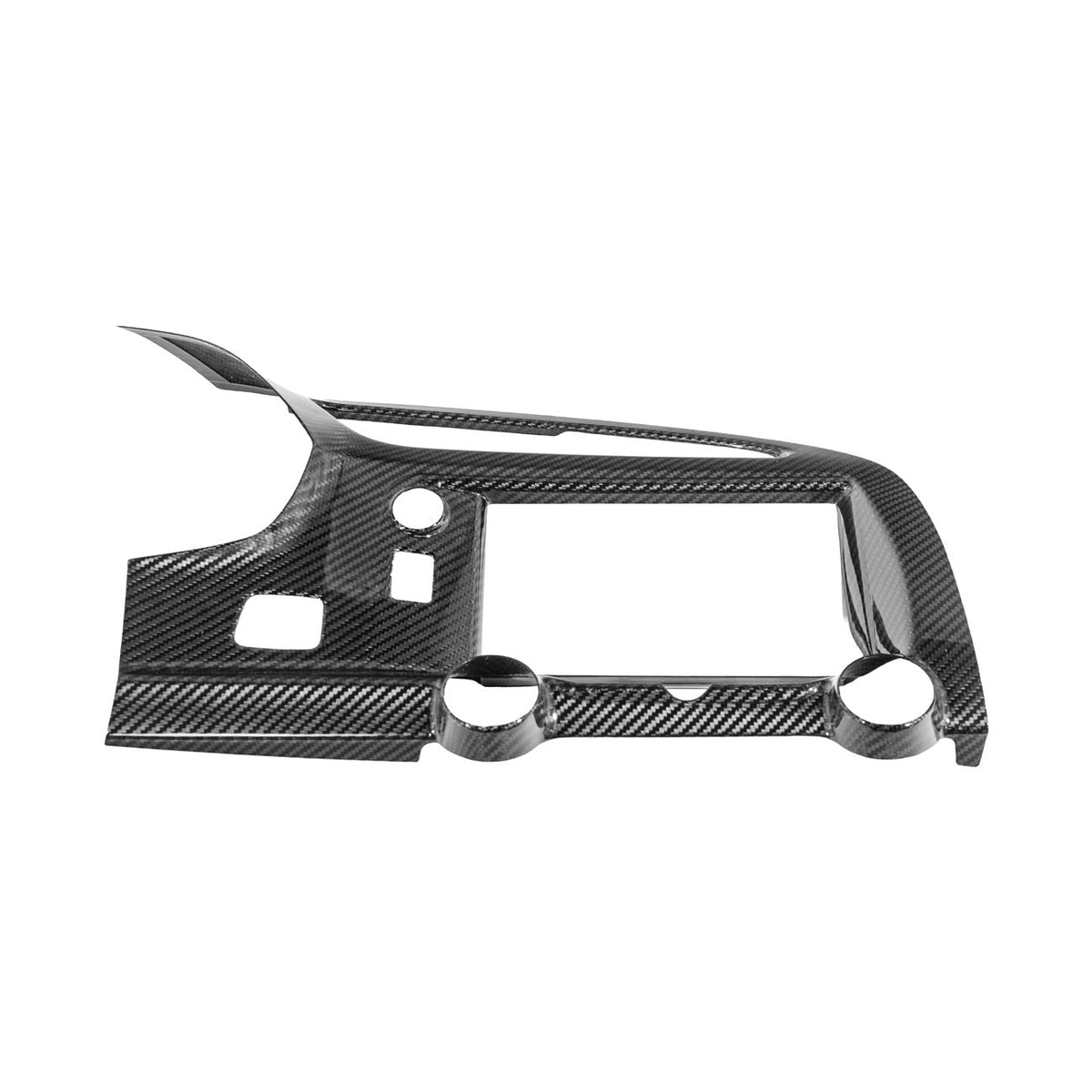 Corvette C7 Dry Carbon Fiber Center Infotainment Instrument Panel Cluster Trim Plate Cover Overlay image 13