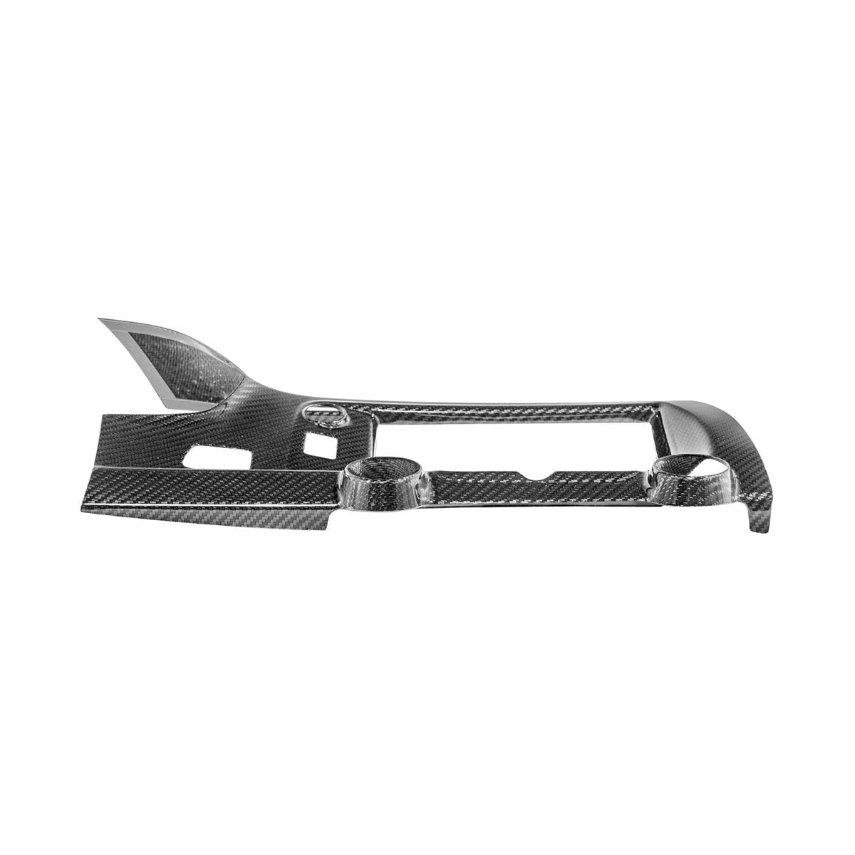 Corvette C7 Dry Carbon Fiber Center Infotainment Instrument Panel Cluster Trim Plate Cover Overlay image 14