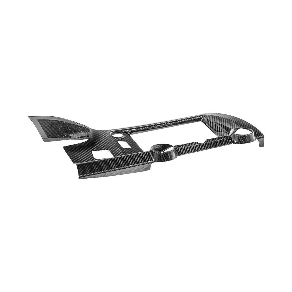 Corvette C7 Dry Carbon Fiber Center Infotainment Instrument Panel Cluster Trim Plate Cover Overlay image 16