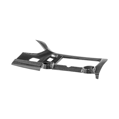 Corvette C7 Dry Carbon Fiber Center Infotainment Instrument Panel Cluster Trim Plate Cover Overlay image 17