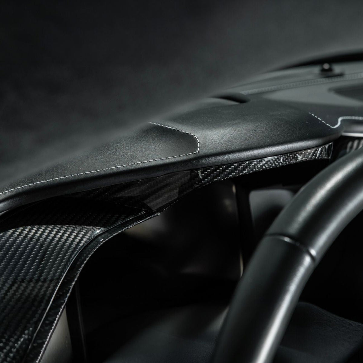 Corvette C7 Dry Carbon Fiber Gauge Cluster Trim Cover Set image 6