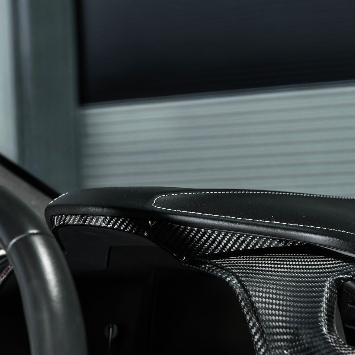 Corvette C7 Dry Carbon Fiber Gauge Cluster Trim Cover Set image 9