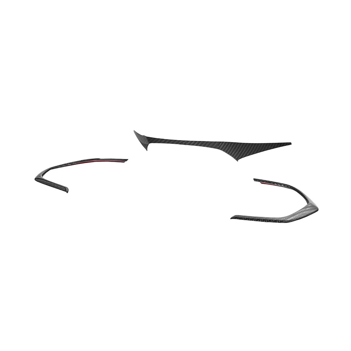 Corvette C7 Dry Carbon Fiber Gauge Cluster Trim Cover Set image 12