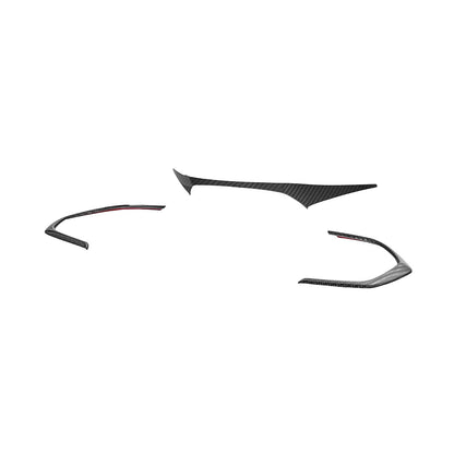 Corvette C7 Dry Carbon Fiber Gauge Cluster Trim Cover Set image 12