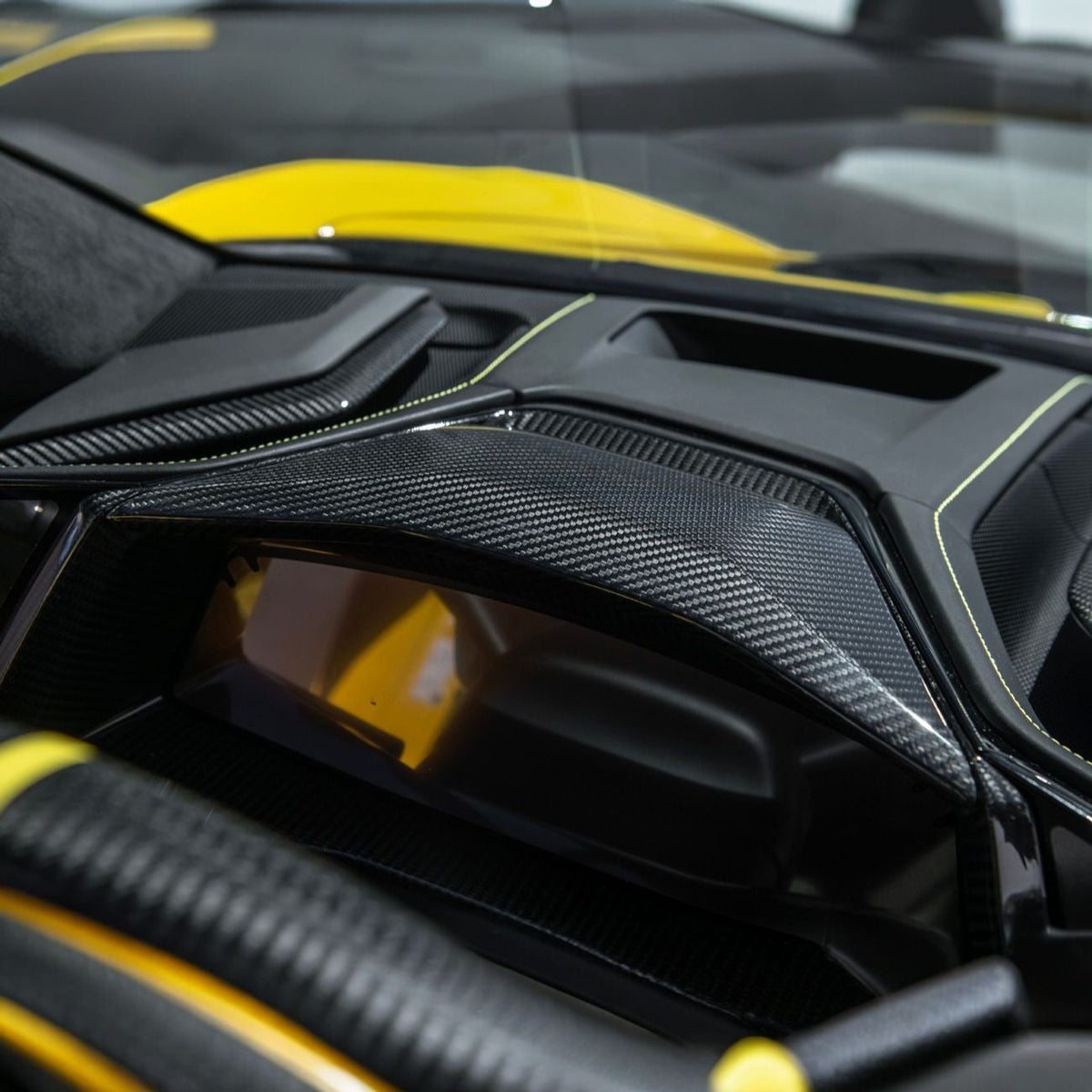 Corvette C8 Carbon Fiber Factory Style Replacement Upper Dashboard Instrument Panel image 5