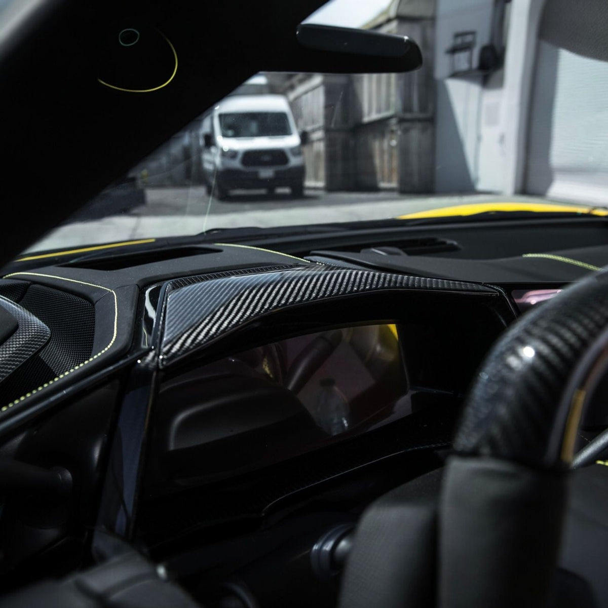 Corvette C8 Carbon Fiber Factory Style Replacement Upper Dashboard Instrument Panel image 6