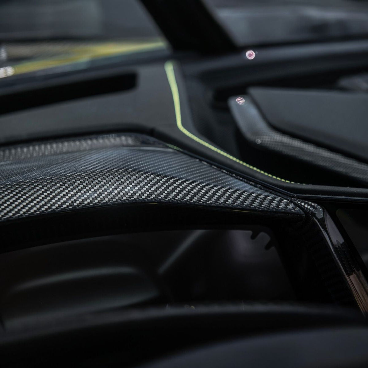 Corvette C8 Carbon Fiber Factory Style Replacement Upper Dashboard Instrument Panel image 7