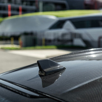 2024-Up Ford Mustang Carbon Fiber Shark Fin Roof Top Antenna Cover image 13