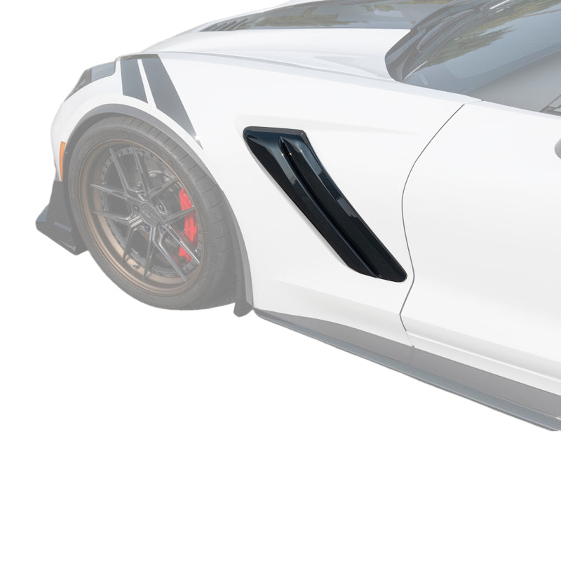 Corvette C7 ZR1 Conversion Side Fender Vents image 1