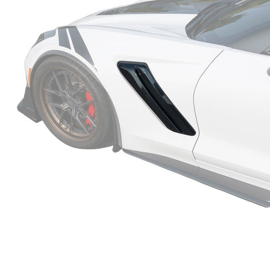 Corvette C7 ZR1 Conversion Side Fender Vents image 1