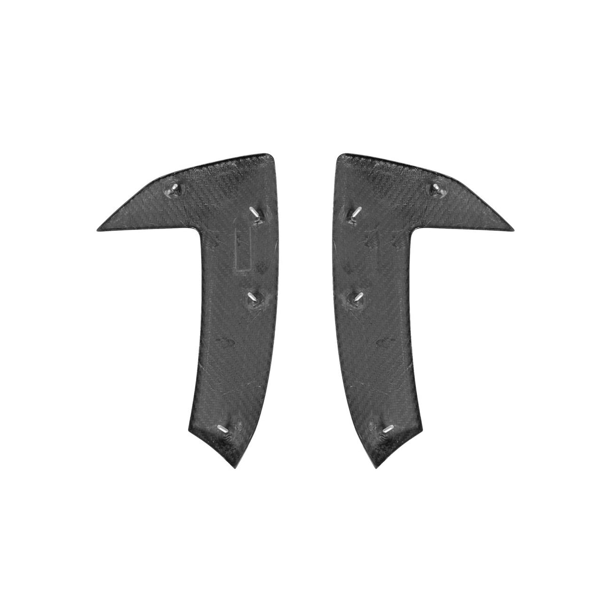 Corvette C8 Carbon Fiber GM Factory Style Replacement Side Door Scoops image 1