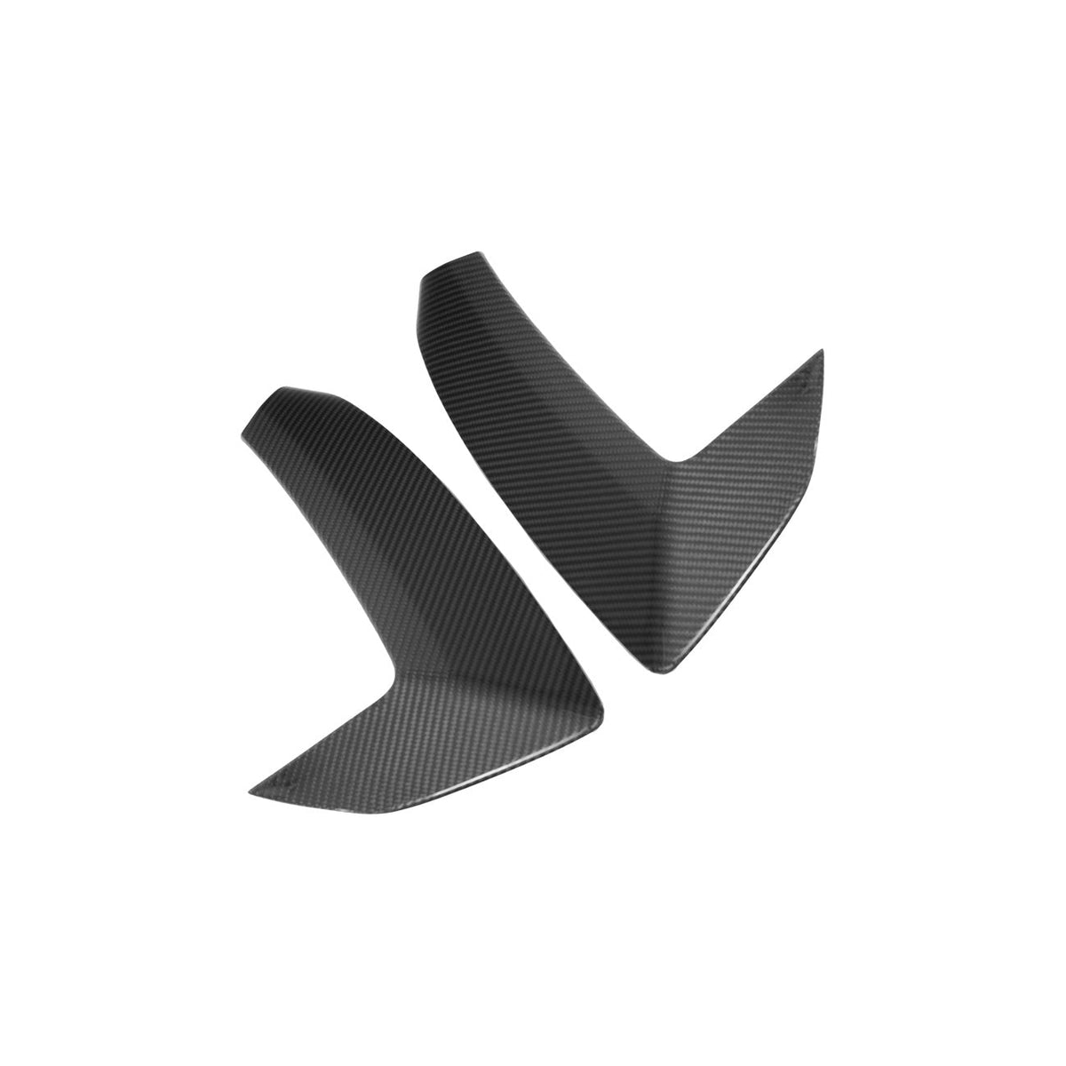 Corvette C8 Carbon Fiber GM Factory Style Replacement Side Door Scoops image 7