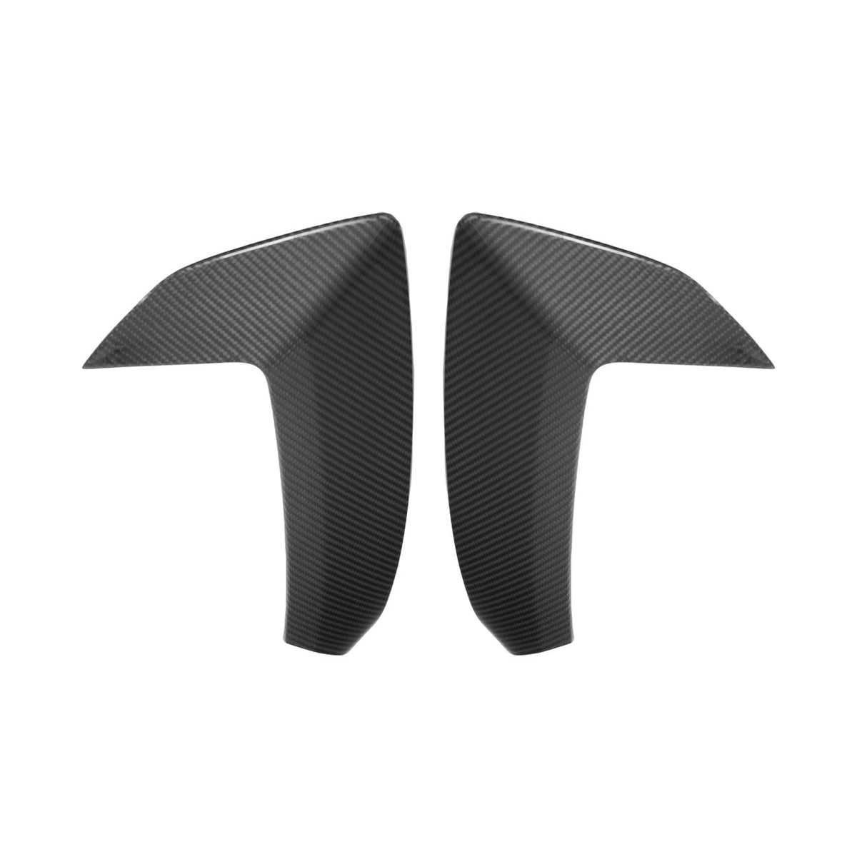 Corvette C8 Carbon Fiber GM Factory Style Replacement Side Door Scoops image 9