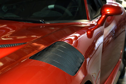 Carbon Fiber Front Fender Vents - 2015-2017 Dodge Viper ACR Extreme
