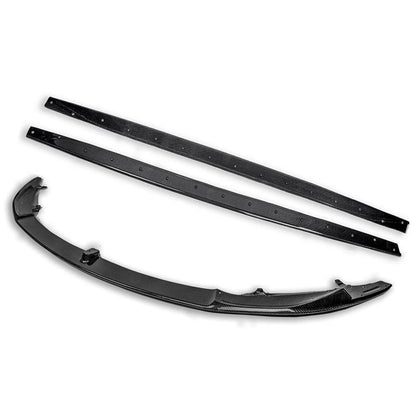 2014-20 BMW F80 M3 Carbon Fiber Front Splitter & Side Skirts image 1